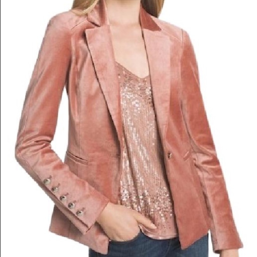 White House Black Market Velvet Blazer